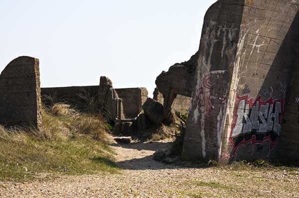 Remains of the Atlantic Wall in Ambleteuse